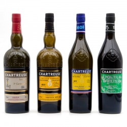 Chartreuse - Pack 4 bouteilles : Reine des Liqueurs, 9ème C., Jaune M.O.F., Elixir 1605