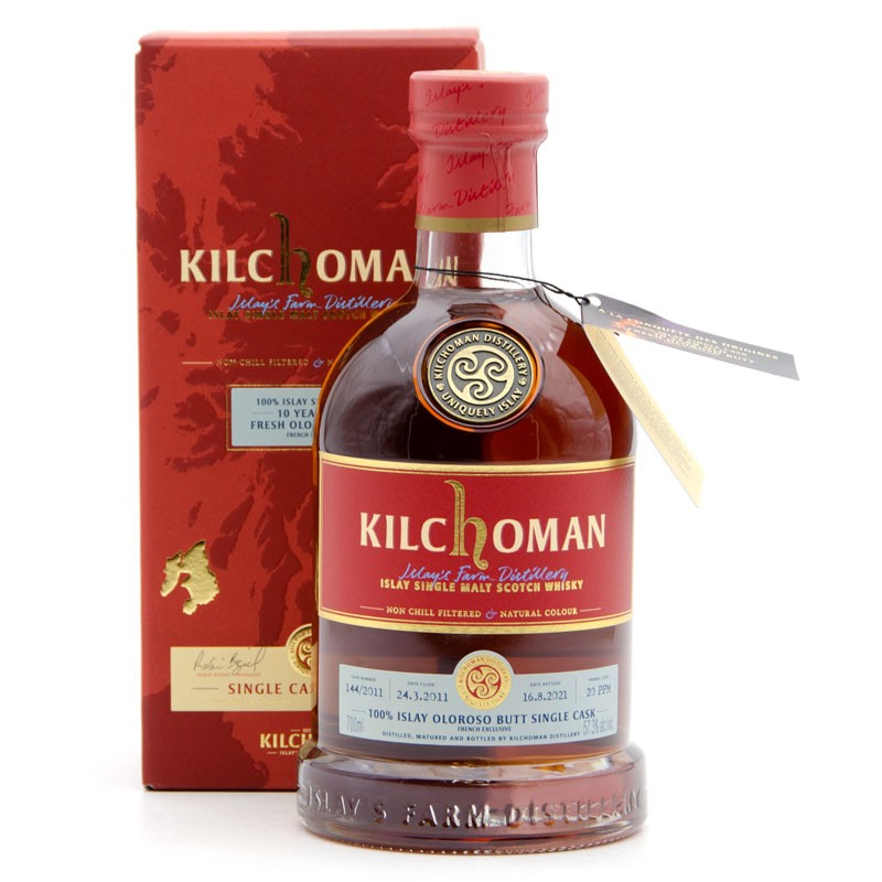 Kilchoman - Whisky Single Cask Sherry - 10 ans