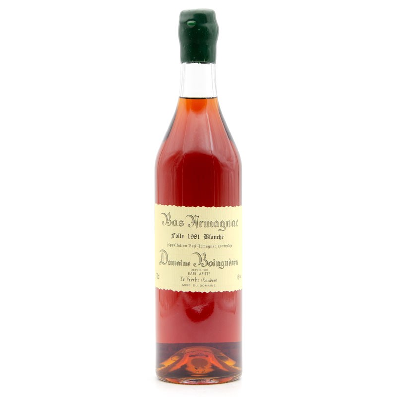Domaine Boingnères - Bas-Armagnac Folle Blanche - 1981