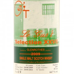Whisky Le Gus't - Glenrothes selection XXVII - 2009