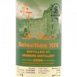 Whisky Le Gus't, Ardmore selection XIV - 2009