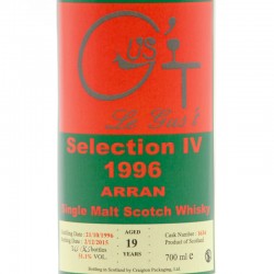 Whisky Le Gus't, Arran Selection IV - 19 years, 1996 - étiquette