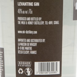 Levantine Gin, Milk & Honey distillery