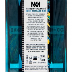 Irish Gin Method & Madness (contre-étiquette)