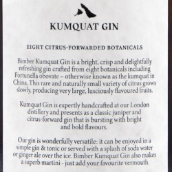 Bimber Kumquat Gin