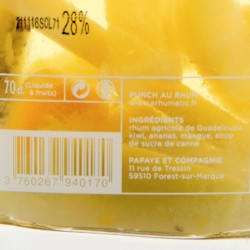 Arhumatic Rhum arrangé Kiwi Ananas Mangue