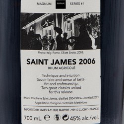 Contre-étiquette Eliott Erwitt - Saint James - 15 ans 2006