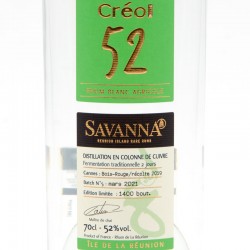 Rhum Savanna blanc – Créol 52