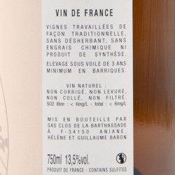Clos de la Barthassade - Blanc de Cinsault - Blanc