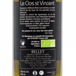 Le Clos de Saint-Vincent - Vino di Gio - Blanc 2020