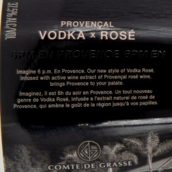 Comte de Grasse - Vodka 06 rosé