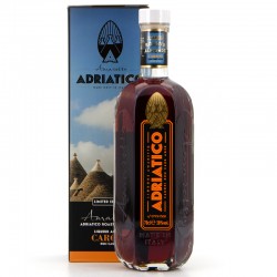 Adriatico - Amaretto Caroni Cask Finish, étui et bouteille
