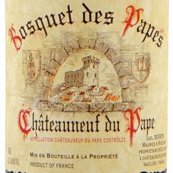 Bosquet des Papes - Tradition - Rouge 2009, étiquette