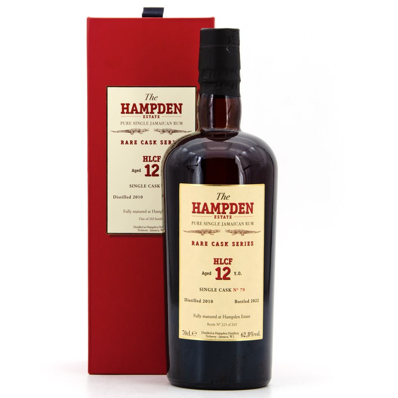 Hampden - Rum HLCF Rare Cask n°79 - 12 ans 2010