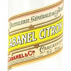 Cabanel - Liqueur Citron, étiquette