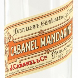 Cabanel - Liqueur Mandarine - Magnum, étiquette