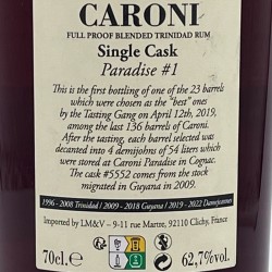 Caroni - Rhum Guyana Blended Paradise n1 - 1996