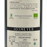 Domaine Josmeyer - Riesling Grand Cru Brand, contre-étiquette