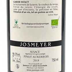 Domaine Josmeyer - Pinot Auxerrois "H" contre-étiquette