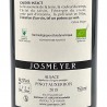 Domaine Josmeyer - Pinot Auxerrois "H" contre-étiquette