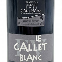 François Villard - Le Gallet Blanc - Rouge 2021, étiquette