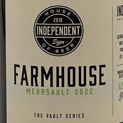 Independant House - Bière Farmhouse Meusault, étiquette