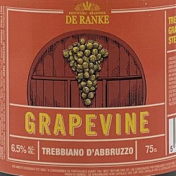 De Ranke - Bière Grapevine, étiquette