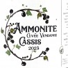 Brasserie Ammonite - Bière Vendage Cassis - 2023, étiquette