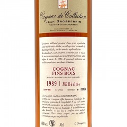Grosperrin - Cognac Millésime - 1989, étiquette