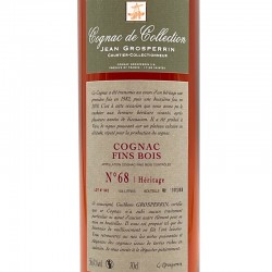 Grosperrin - Cognac N°68 Héritage, étiquette