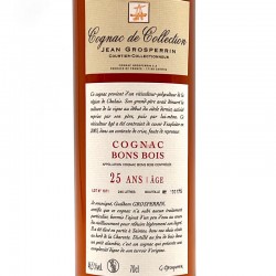 Grosperrin - Cognac N°68 Héritage, étiquette