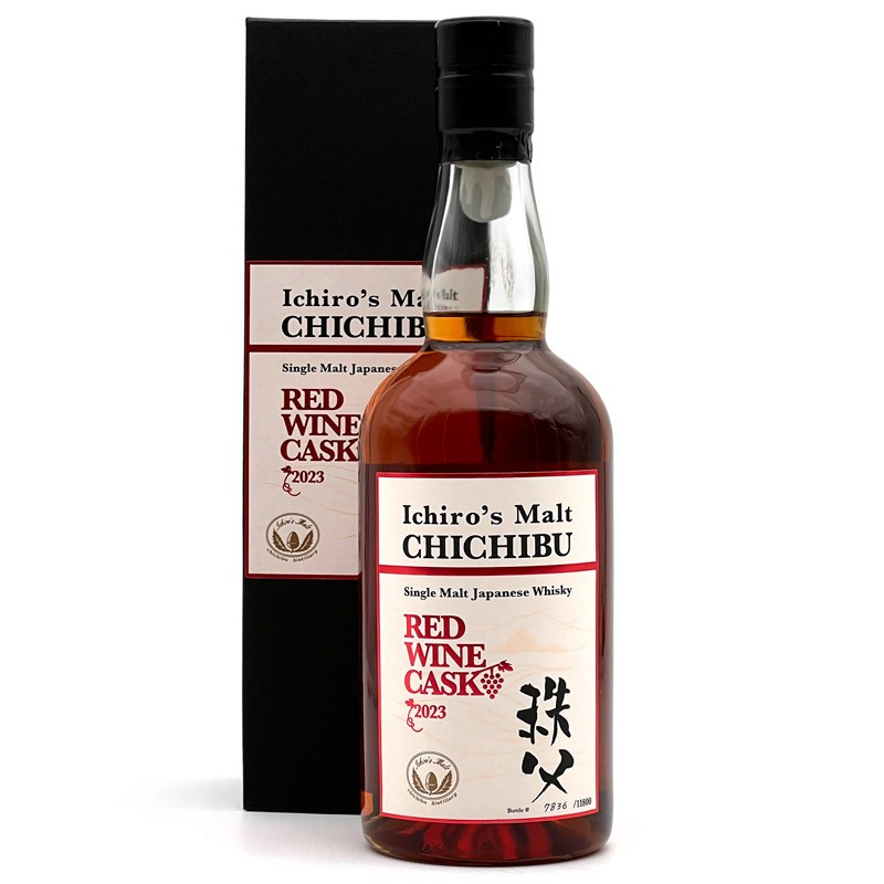 Chichibu - Whisky Red Wine Cask - 2023, bouteille et étui