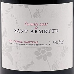 Sant Armettu - L'Ermite - Rouge 2021, étiquette