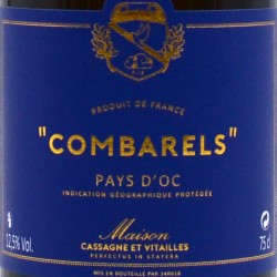 Cassagne et Vitailles - Combarels - Blanc, étiquette
