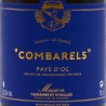 Cassagne et Vitailles - Combarels - Blanc, étiquette