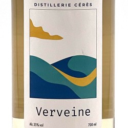 Distillerie Cérès - Liqueur Verveine, étiquette