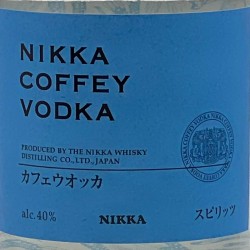 Nikka - Coffey Vodka, étiquette