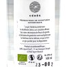 Distillerie Cérès - Gin Bio Caldeira, contre-étiquette