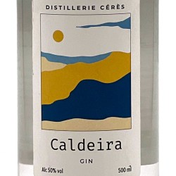 Distillerie Cérès - Gin Bio Caldeira, étiquette