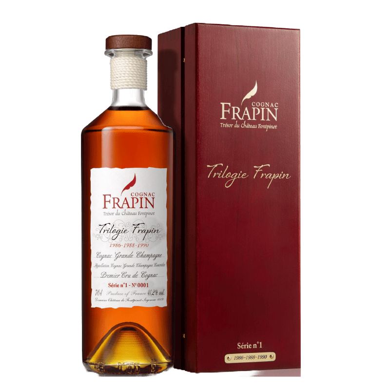 Frapin - Cognac Trilogie nº1 - 1986-1988-1990 Bouteille et Coffret