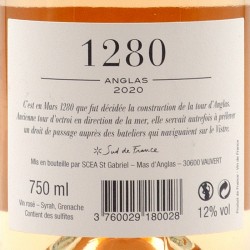 Vin Rosé Mas d'Anglas "1280" 2020