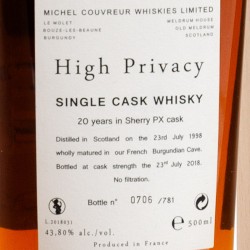 Michel Couvreur " High Privacy 1998